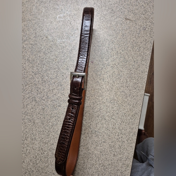 NWT Polo Ralph Lauren Brown Leather Belt, Size 56 - Picture 7 of 8